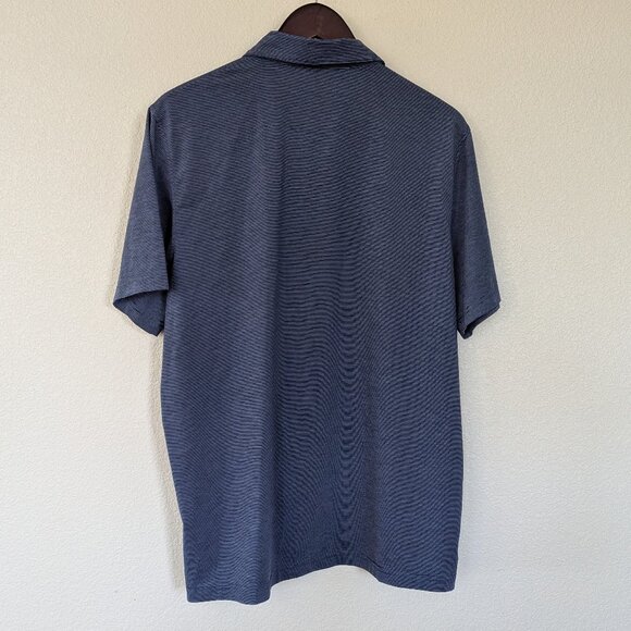 Vineyard Vines Men's Sports Golf Athletic Performance Polo in Blue Stripes L - Picture 7 of 9